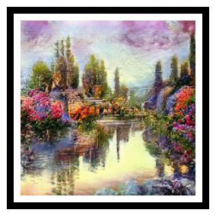 a fake monet painting