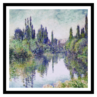 a fake monet painting