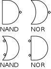 nand and nor